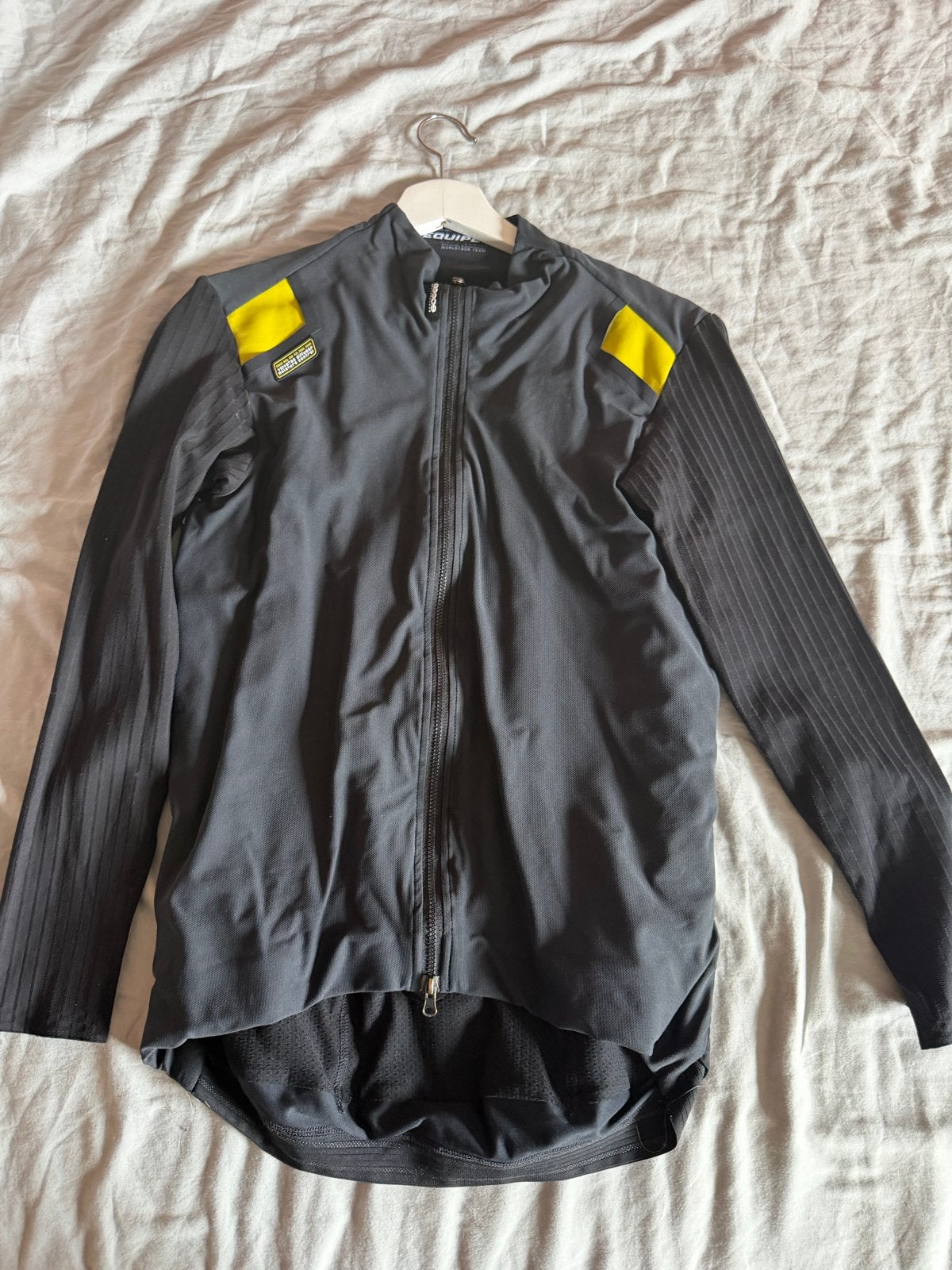 Assos Equipe RS Aero Jacket - Fietsjack maat xl, Zwart, Ophalen of Verzenden, Zo goed als nieuw, Hardlopen of Fietsen