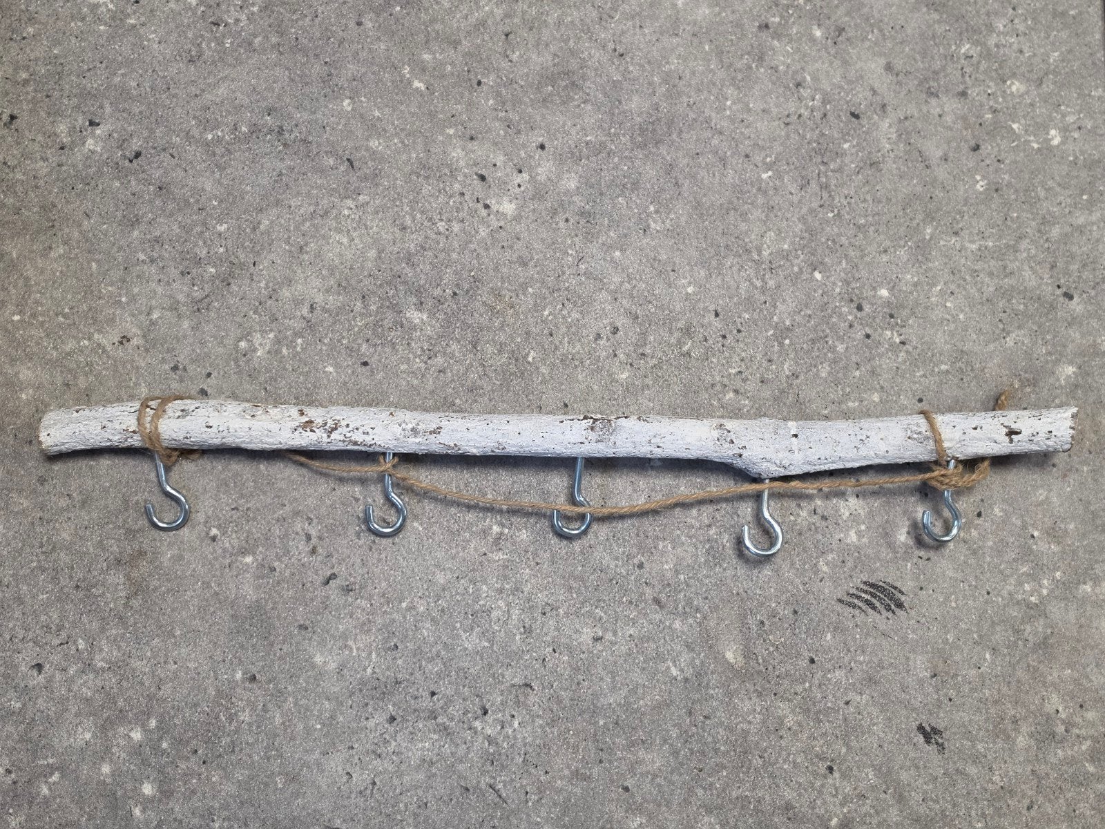 Unieke handgemaakte kapstok van drijfhout, Wandkapstok, Ophalen of Verzenden, Zo goed als nieuw, Minder dan 100 cm