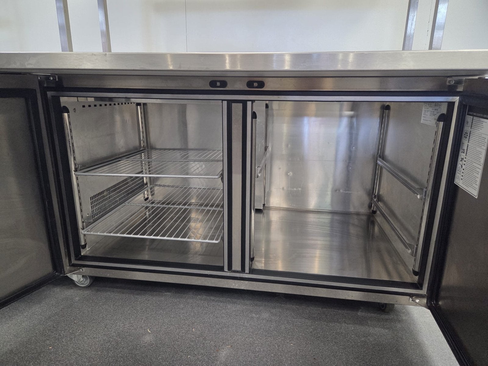RVS Werkbank met Koeling en Opbouw - Foster EcoPro G3, Ophalen of Verzenden, Zo goed als nieuw