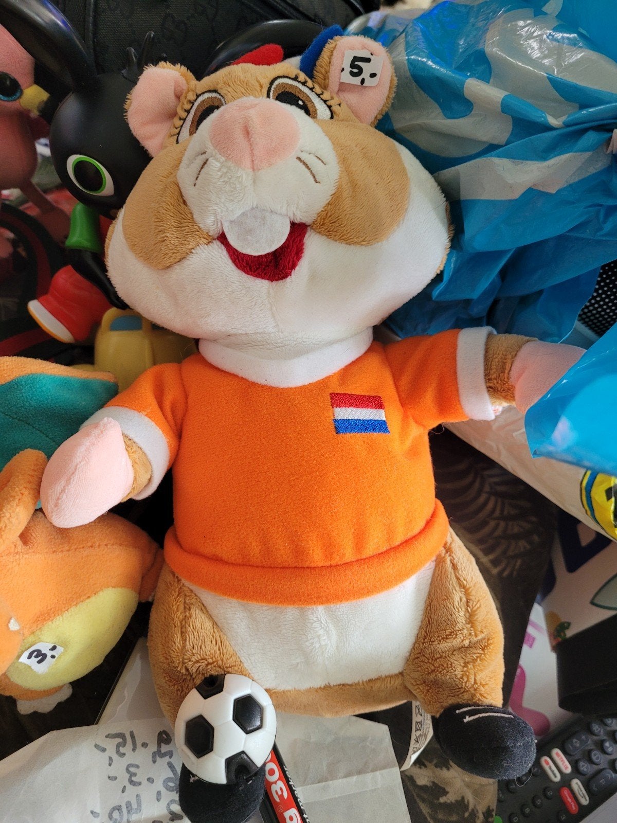 Voetbal Hamster albert heijn, Ophalen of Verzenden, Zo goed als nieuw, Overige typen