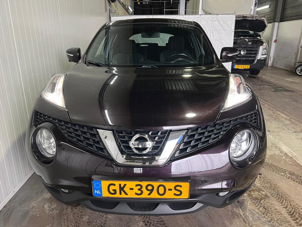 Nissan Juke 1.2 DIG-T S/S Connect Edition unieke kleur paars, Auto's, Nissan, Voorwielaandrijving, 116 pk, Origineel Nederlands