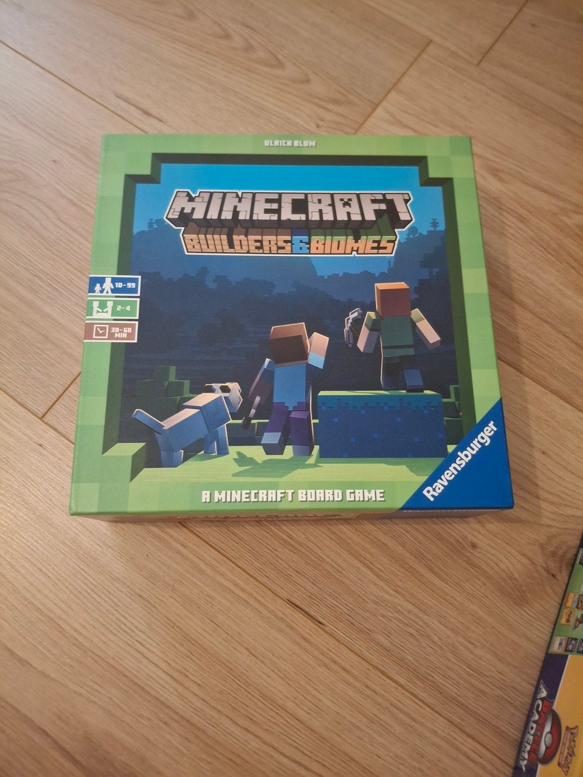 Minecraft Builders & Biomes Bordspel Ravensburger, Drie of vier spelers, Ophalen of Verzenden, Gebruikt, Ravensburger