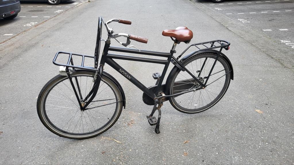 Nogan transport herenfiets framemaat 50cm, Terugtraprem, Gebruikt, Handrem, Nogan
