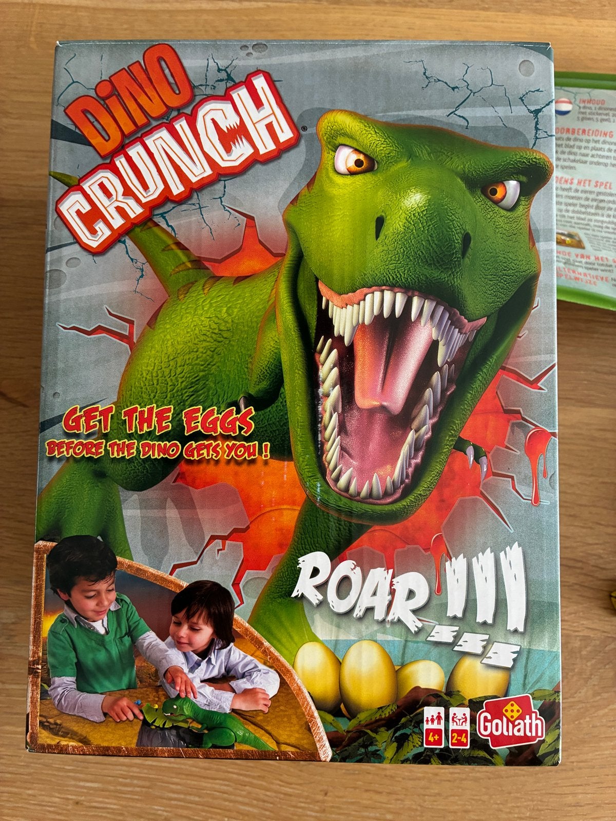 Dino Crunch - Spannend dinospel van Goliath, Een of twee spelers, Ophalen of Verzenden, Zo goed als nieuw