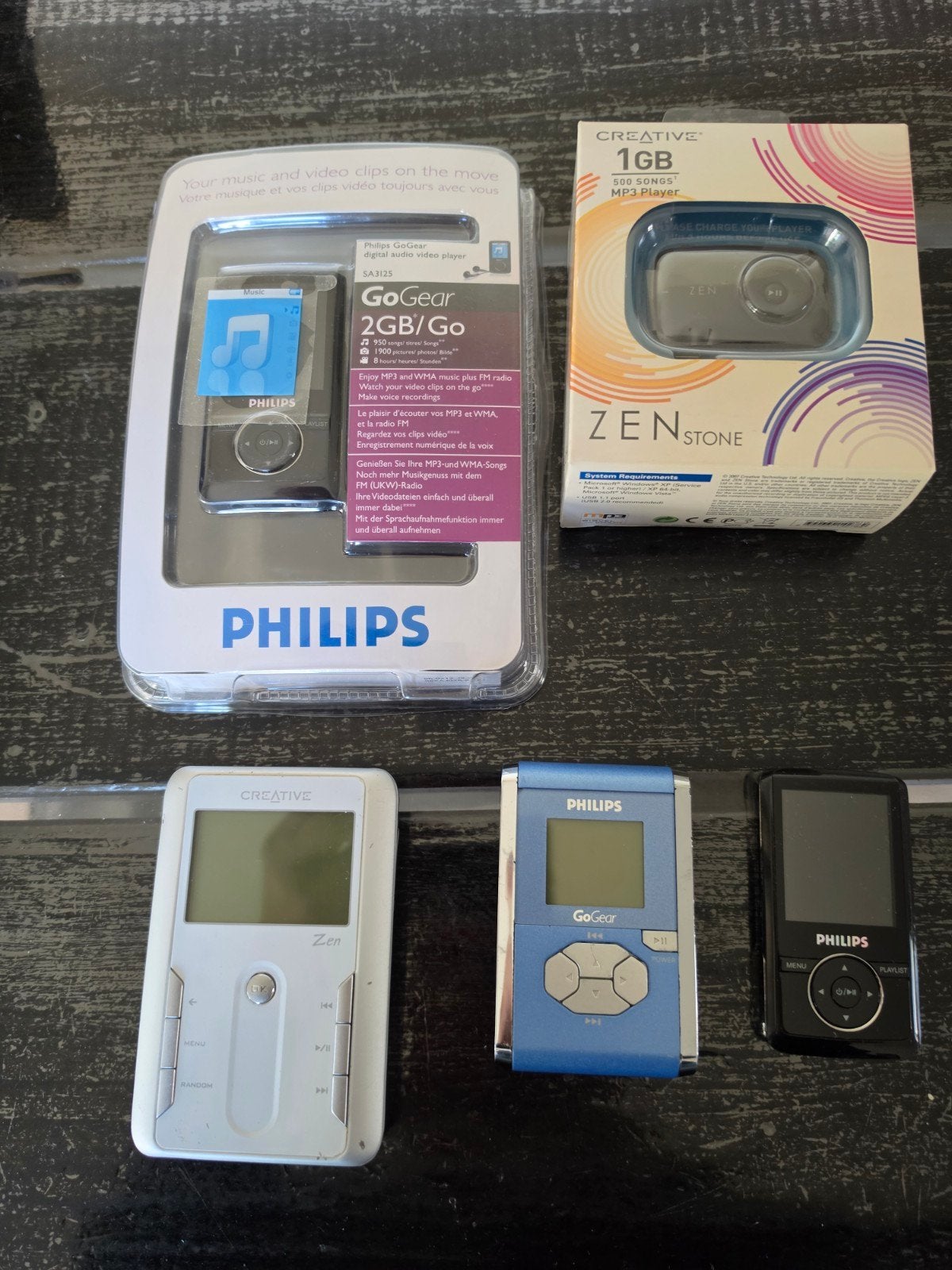 Diverse MP3-spelers - Werken, met gebruikerssporen, Ophalen of Verzenden, Gebruikt, Philips