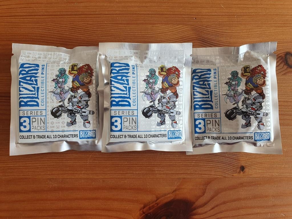 Blizzard Collectibles Pin (Series 3) Pin Packs blind bag 3x, Ophalen of Verzenden, Nieuw
