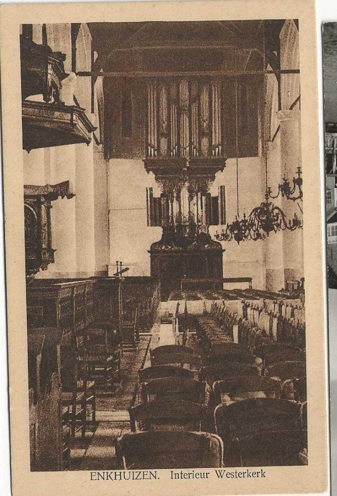 Enkhuizen-404 Kerk, Verzenden, 1920 tot 1940, Ongelopen, Noord-Holland