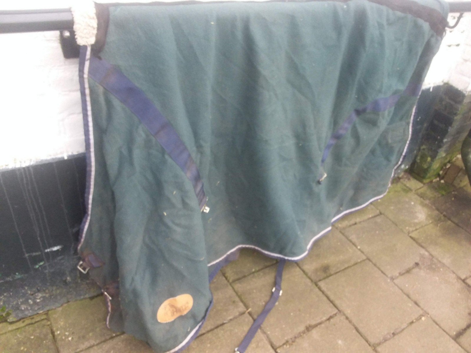 Fleece paarden deken Harry horses, Gebruikt, Ophalen of Verzenden, Groen, Harry's Horse
