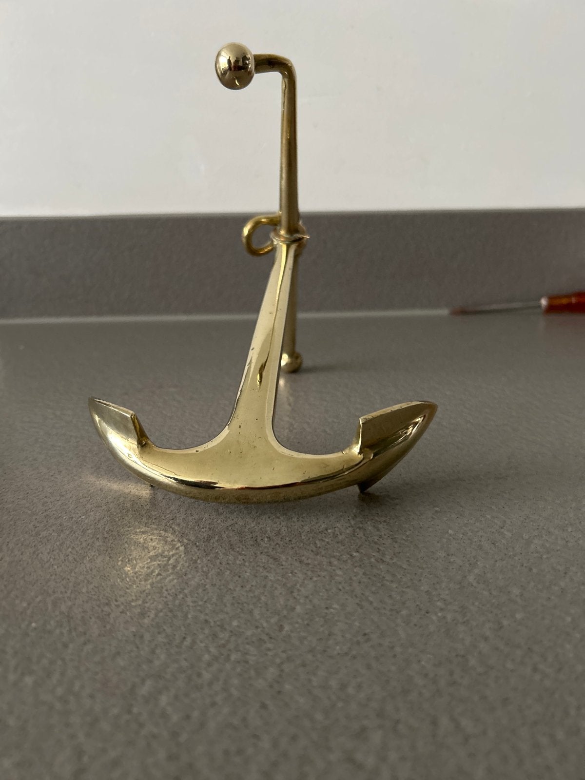 Decoratief messing anker - Maritieme stijl, Ophalen of Verzenden