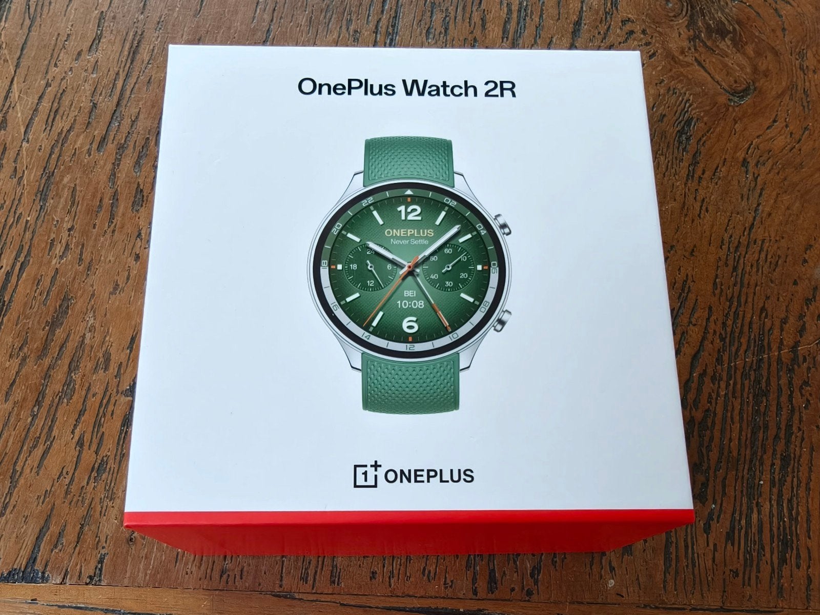 OnePlus Watch 2R Groen 46mm- Inclusief 4 bandjes, Ophalen, Hartslag, Zo goed als nieuw, Waterdicht