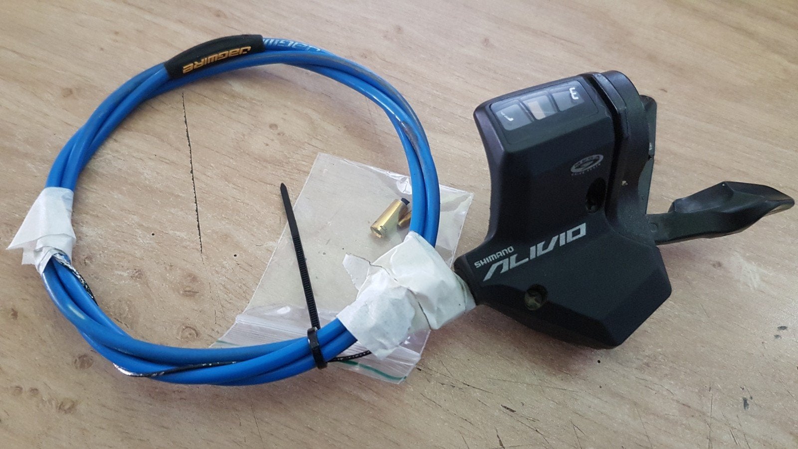 Shimano alivio shifter 3 speed, Fietsen en Brommers, Gebruikt, Overige typen, Kunststof, Ophalen of Verzenden