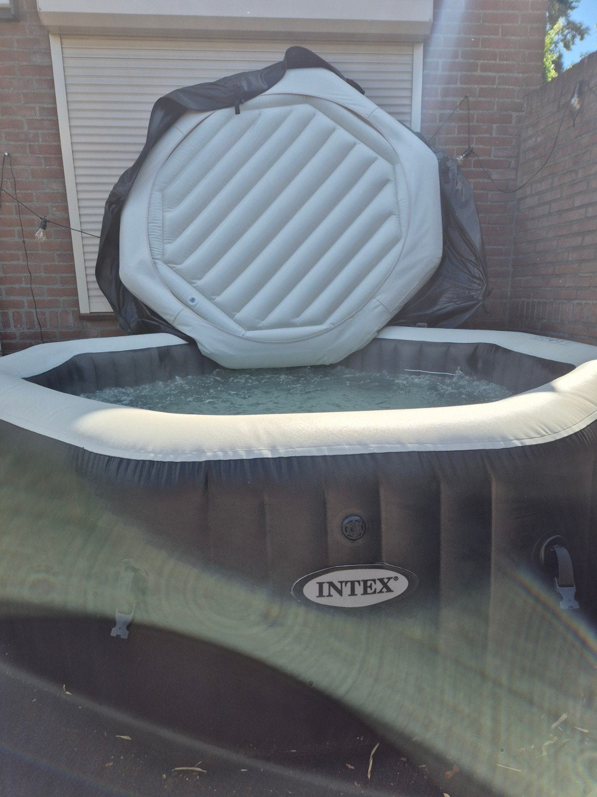 Intex Pure Spa&bubbles de luxe 6 persoons opblaasbare jacuzz, Tuin en Terras, Ophalen, Gebruikt, Opblaaszwembad