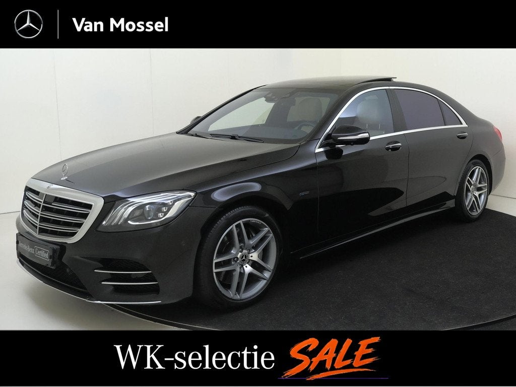 Mercedes-Benz S-klasse 560 e Lang Premium Plus /Panoramadak, Automaat, Gebruikt, 367 pk, Bedrijf