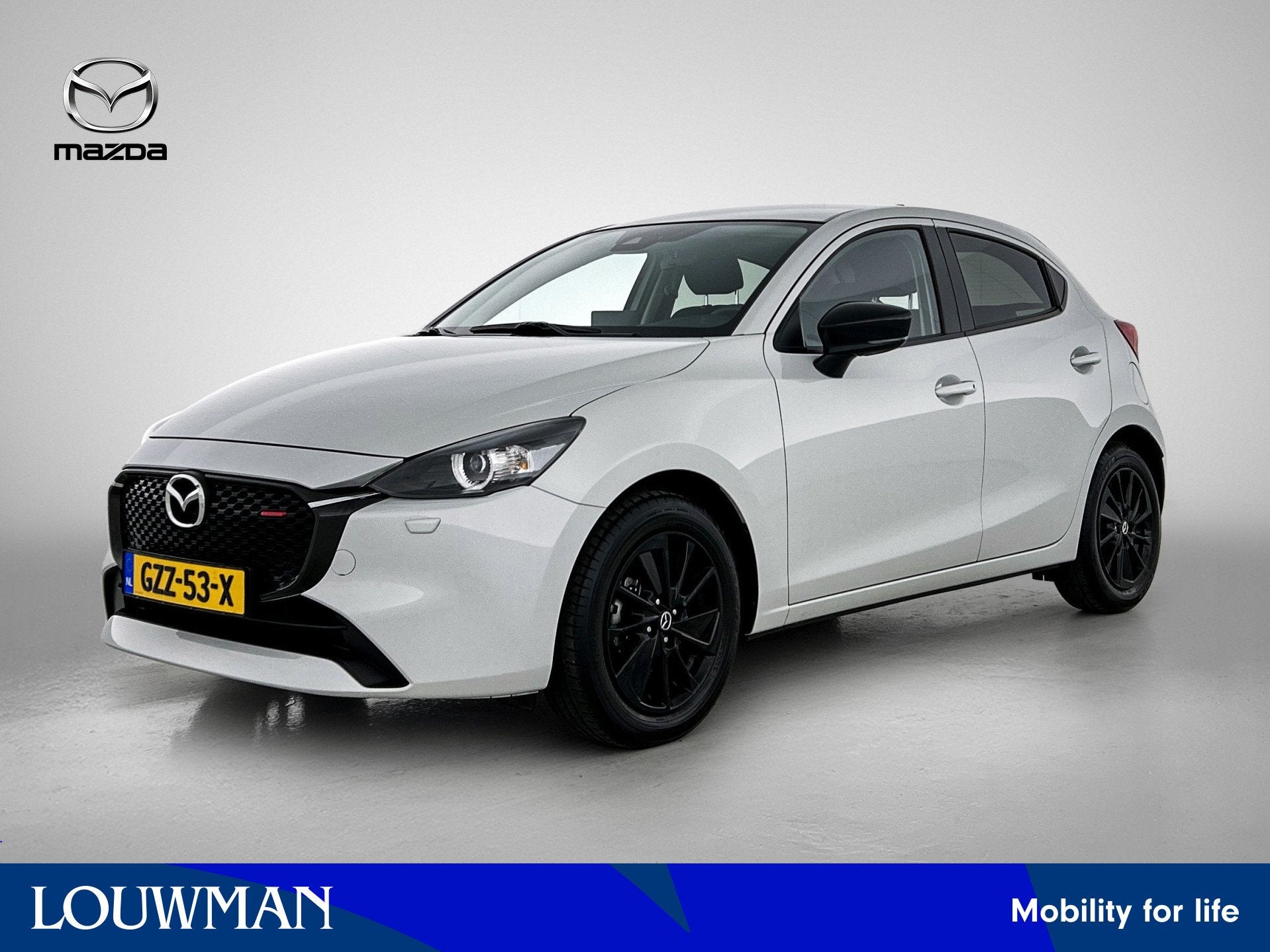 Mazda 2 1.5 e-SkyActiv-G 90 Homura | Stoel-/Stuurverwarming, Auto's, Mazda, 12 maanden, Stof, 4 cilinders, Wit