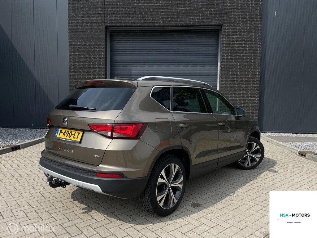 Seat Ateca 1.4 EcoTSI Xcellence|LEER|LANE AS|ACC|STL VRM|AIR, Auto's, Seat, Gebruikt, 4 cilinders, Ateca, Leder