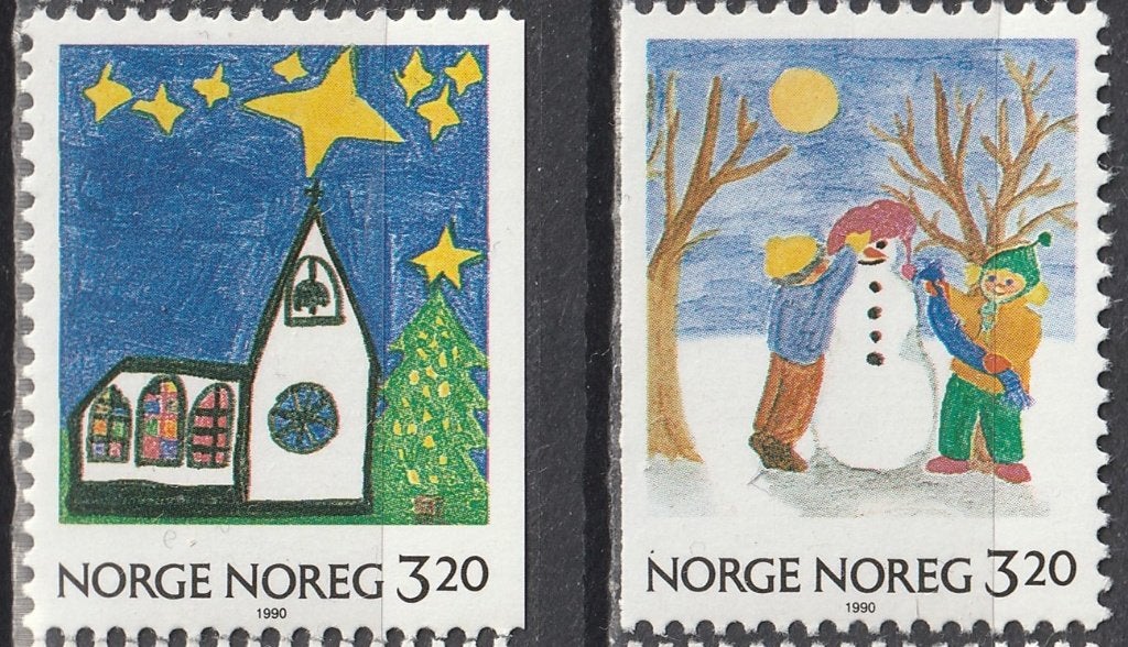 Noorwegen Michel nr. 1057-1058 Postfris, Postzegels en Munten, Postzegels | Europa | Scandinavië, Verzenden, Noorwegen, Postfris