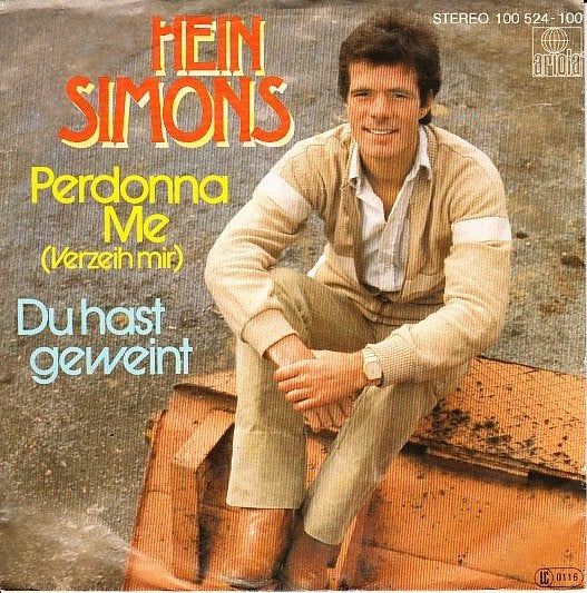 HEIN SIMONS (heintje) - perdonna me (verzeih mr)  (piraat), Cd's en Dvd's, Gebruikt, 7 inch, Beschermende buitenhoes, Schlager