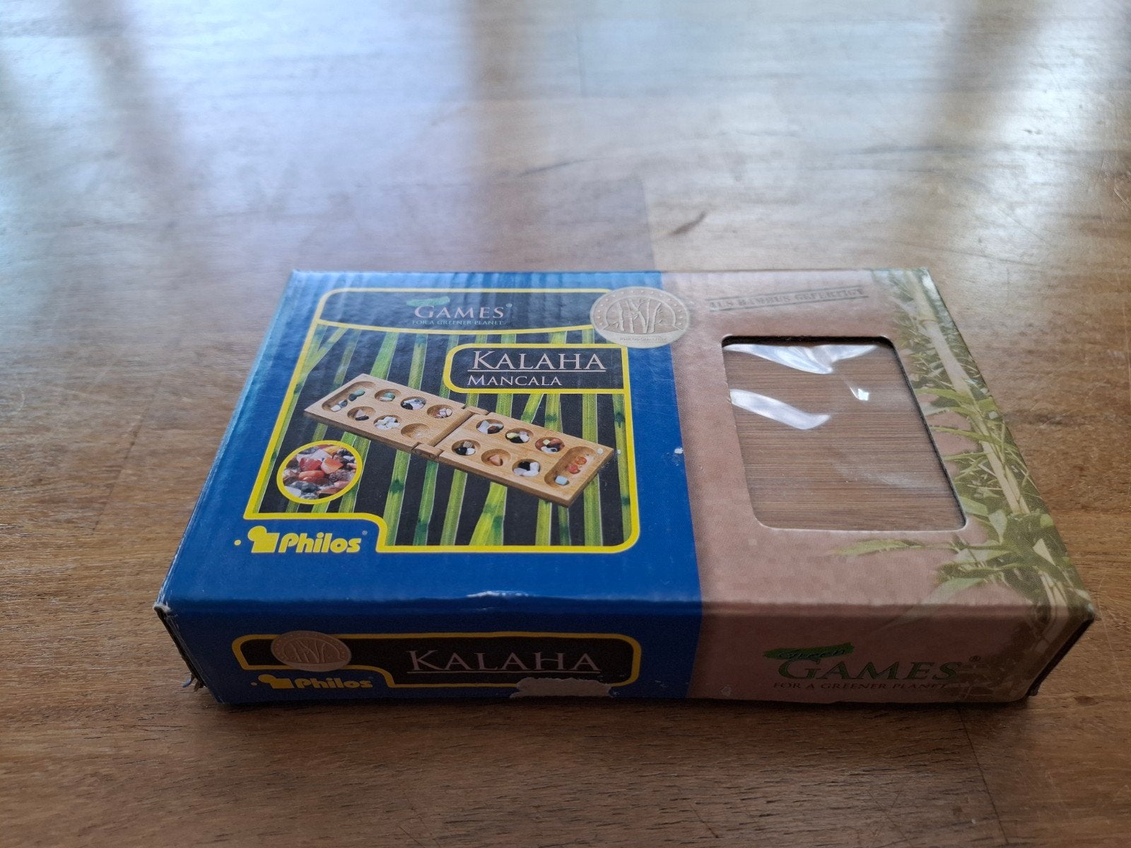 Kalaha Mancala Spel - Zo goed als nieuw, Ophalen, Een of twee spelers, Zo goed als nieuw, Philos Games