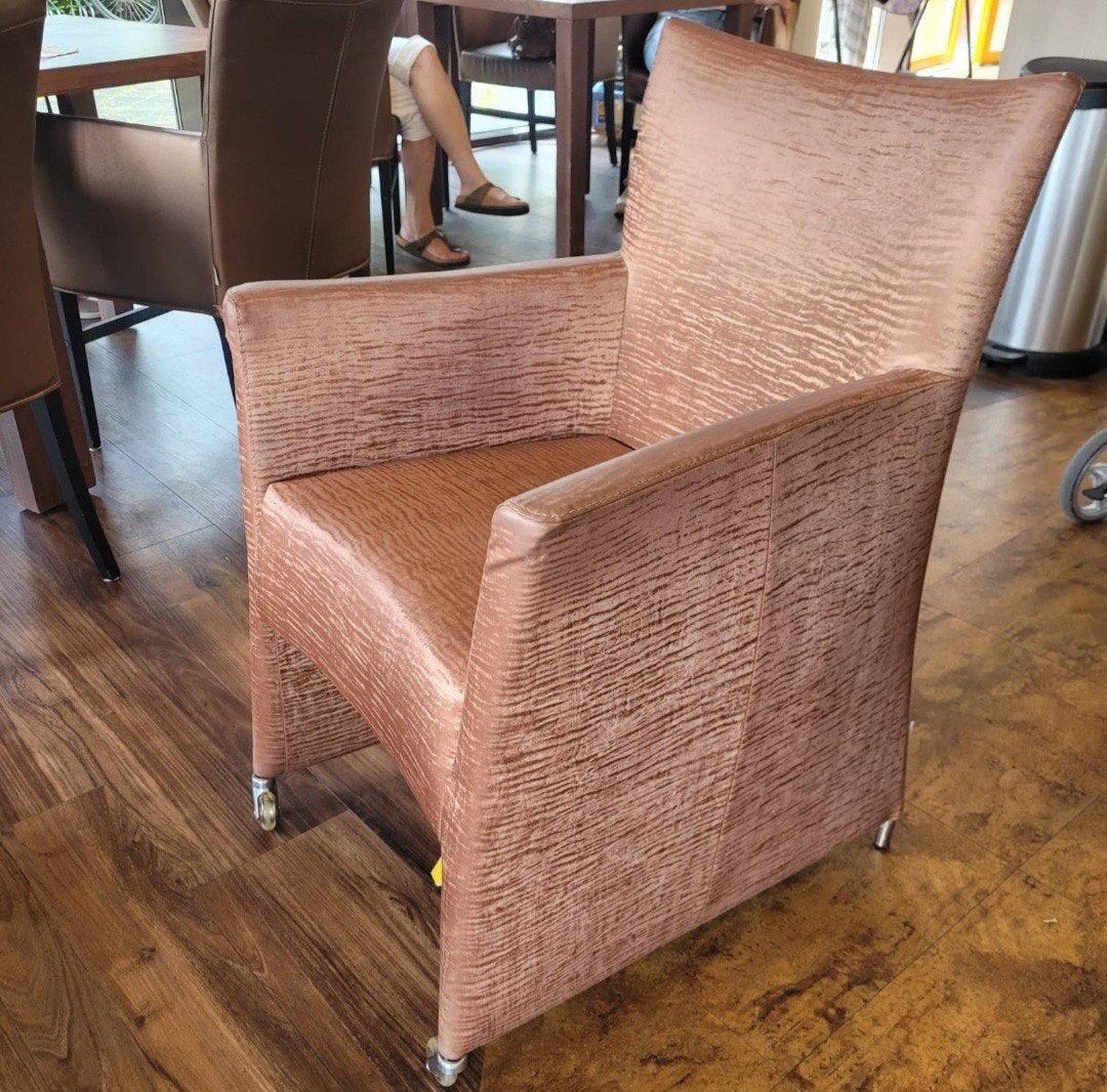 5 gratis stoelen skai leder voor horeca of woning, Gebruikt, Bruin, Leer, Ophalen of Verzenden