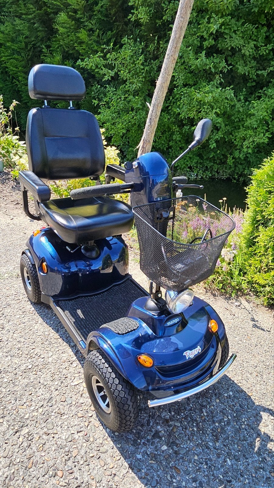 Mango Tiger4 scootmobiel , 17 km/uur, stabiele scootmobiel, Ophalen, Zo goed als nieuw