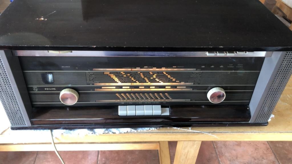 Philips B5X44A buizenradio, Antiek en Kunst, Antiek | Tv's en Audio, Ophalen of Verzenden