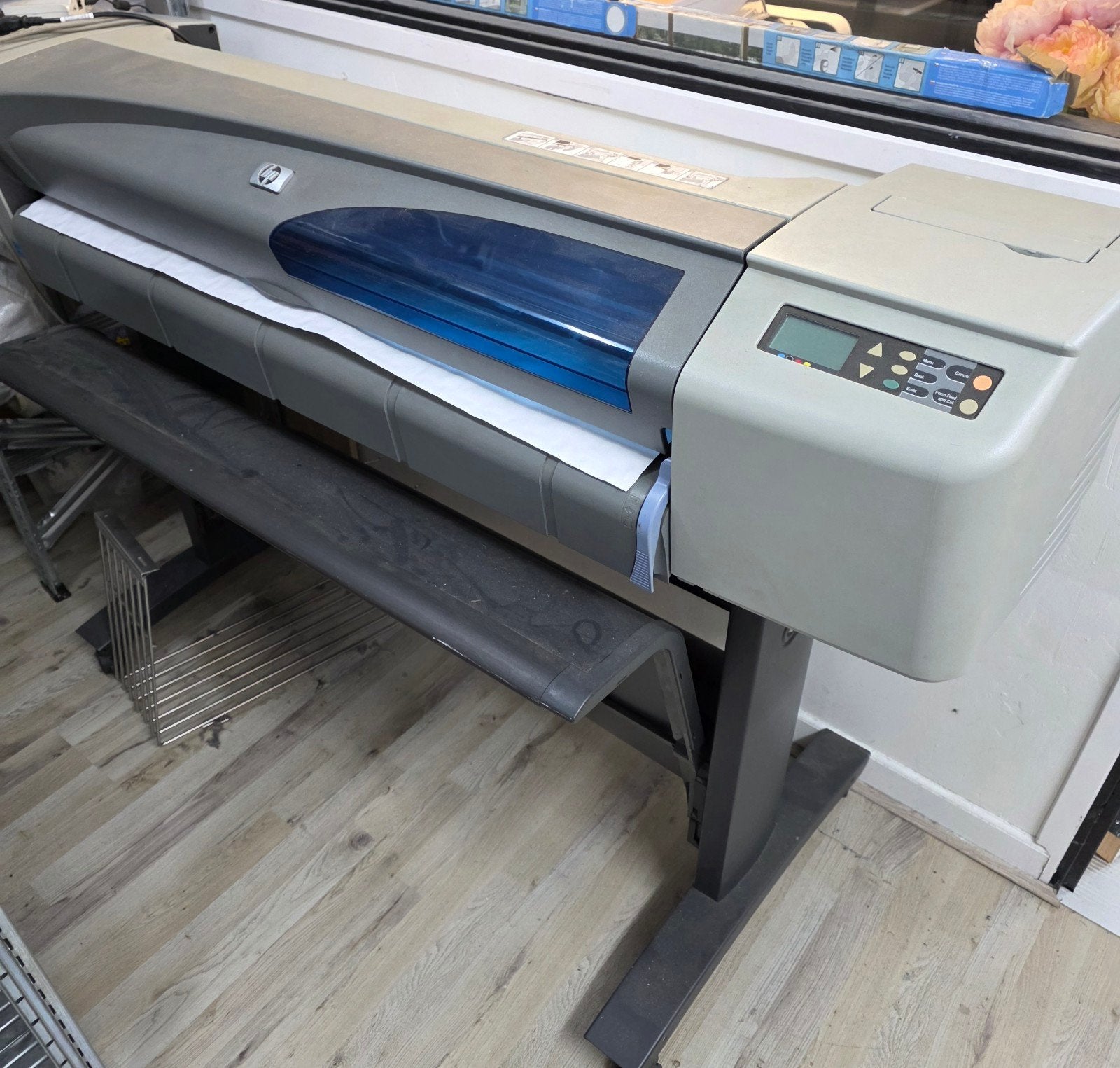 Grote HP printer 106 cm breed, Computers en Software, Printers, Ophalen, Gebruikt, Kleur printen, Printer