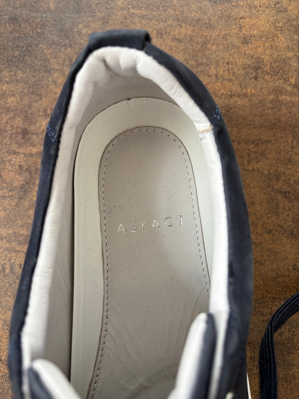 ASPACT sneakers navy blauw, maat 41 - Zo goed als nieuw, Ophalen, Blauw, Sneakers of Gympen, Zo goed als nieuw