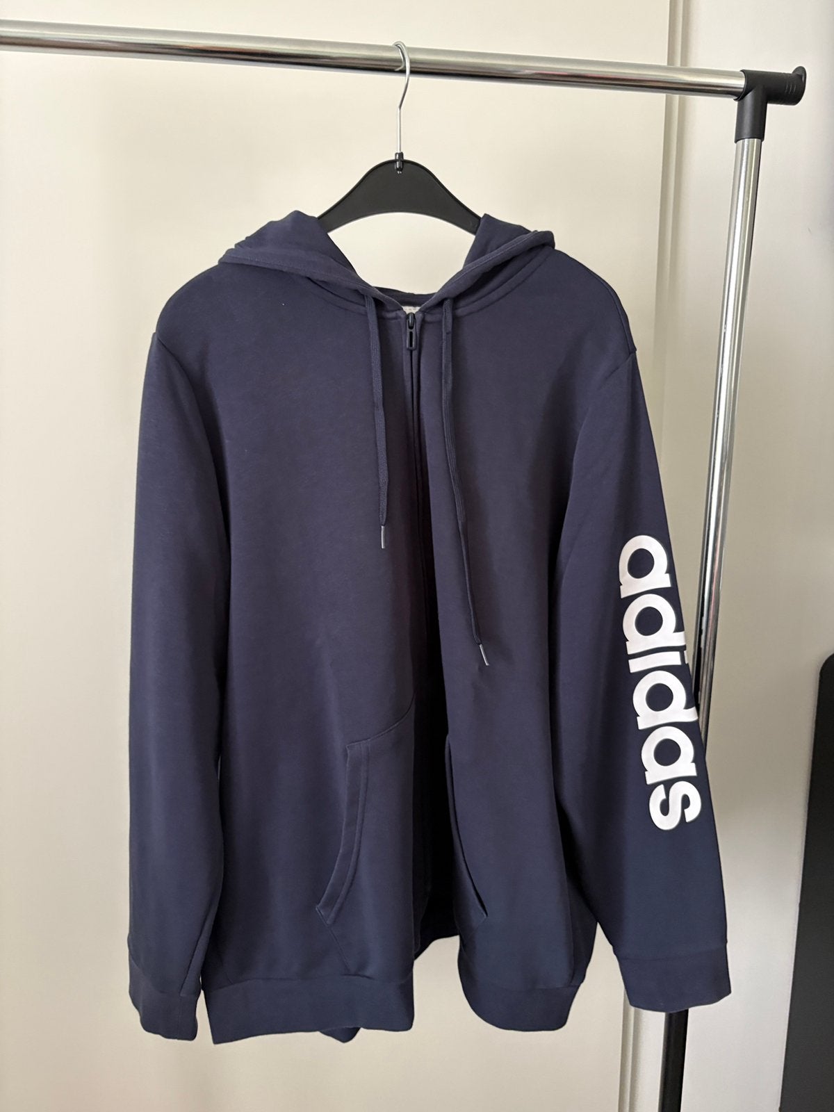 Adidas vest donker blauw maat 3xl, Ophalen of Verzenden, Zo goed als nieuw, Blauw, Trui of Vest