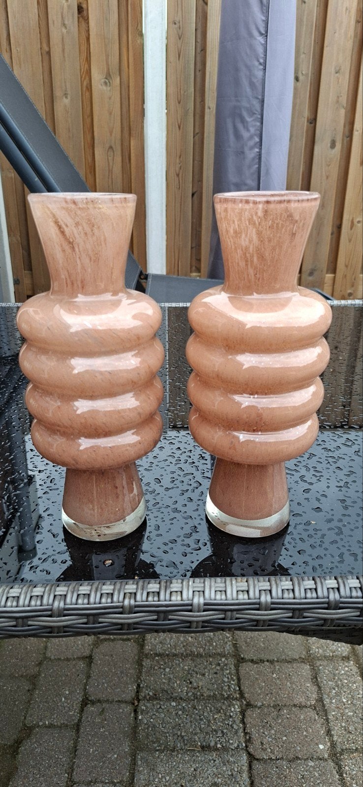 Set van 2 Fidrio vazen, Huis en Inrichting, Ophalen, Nieuw, Glas