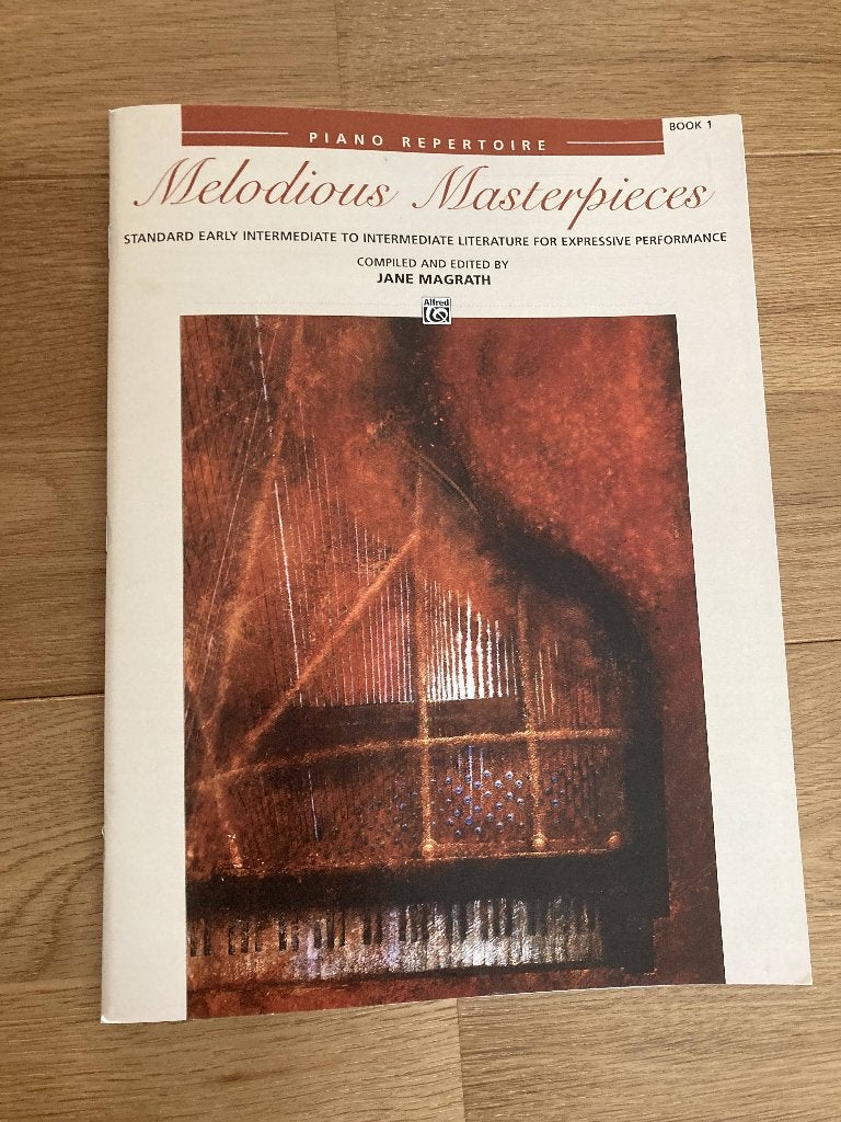 Melodious Masterpieces - Piano bladmuziek, Klassiek, Les of Cursus, Ophalen of Verzenden, Zo goed als nieuw