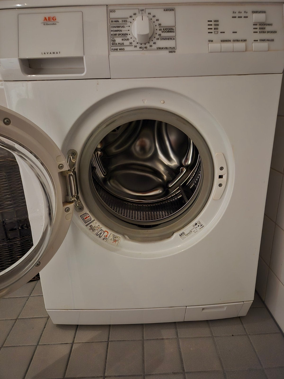 AEG Lavamat Wasmachine, Ophalen, Gebruikt, Voorlader, Kort programma