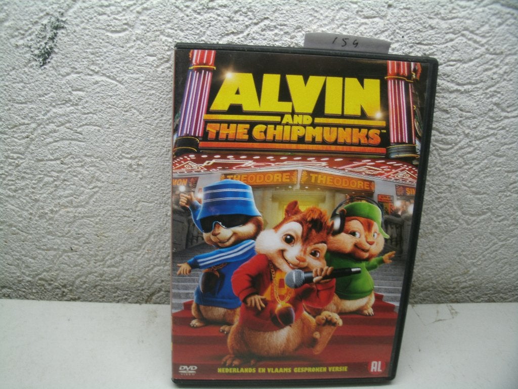 dvd 209k alvin chip munks, Cd's en Dvd's, Alle leeftijden, Ophalen of Verzenden, Zo goed als nieuw