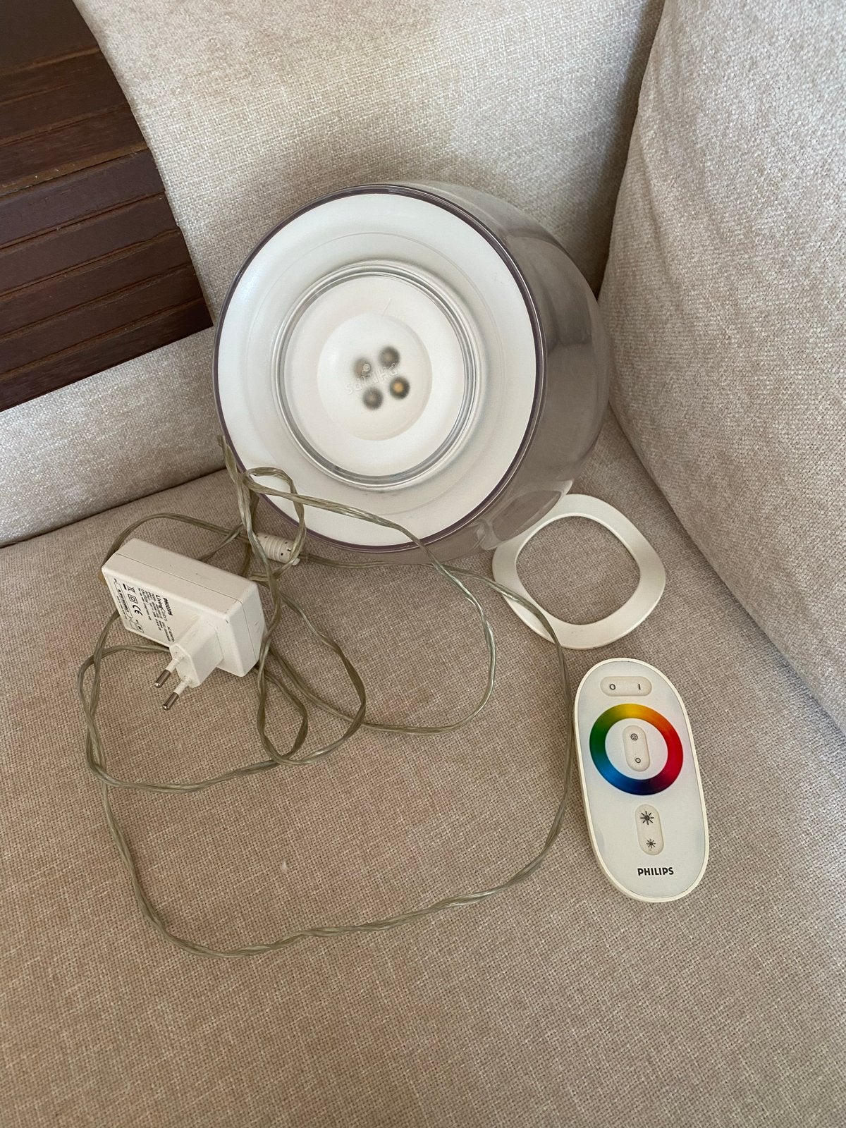 Philips LivingColors LED Tafellamp met Afstandsbediening, Dimbaar, Kunststof, Meerkleurig, Overige fittingen