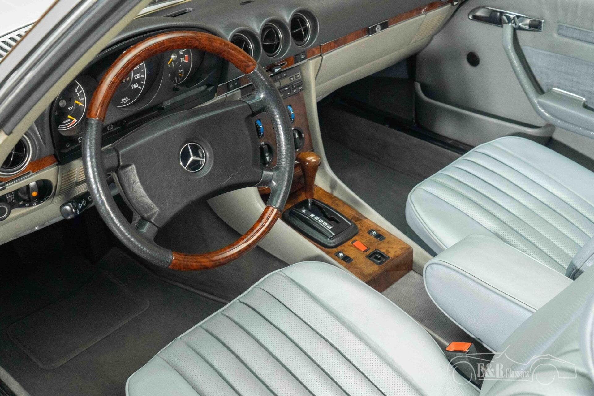 Mercedes 280 SL Cabriolet | 1987, Auto's, Automaat, Achterwielaandrijving, Bedrijf, Grijs