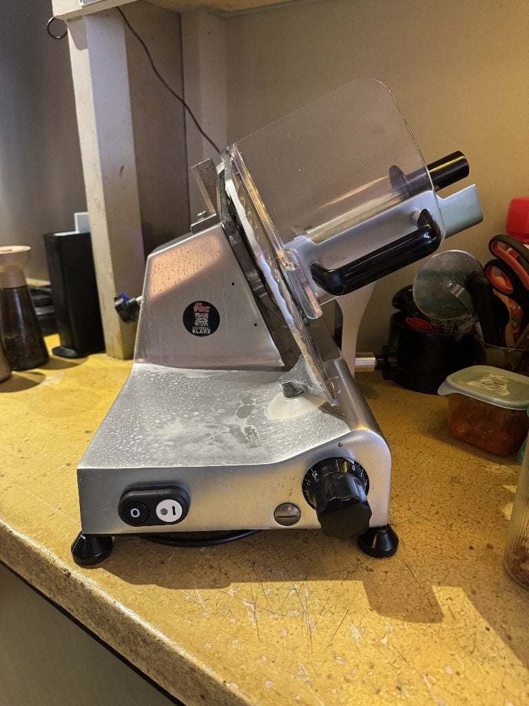 Snijmachine Vlees/kaas., Ophalen, Gebruikt, Zilver, Snijmachine