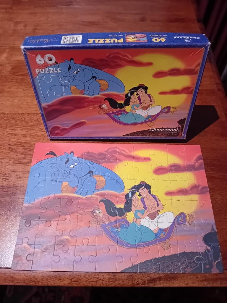 Clementoni 60- delige puzzel van Walt Disney Aladdin, Ophalen, Meer dan 50 stukjes