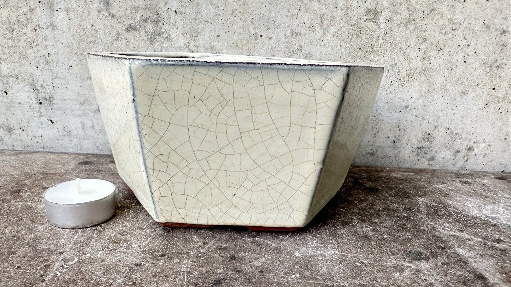 Bonsai schaal pot 17x17x9cm ***, Ophalen of Verzenden, Zo goed als nieuw, Overige vormen, Aardewerk