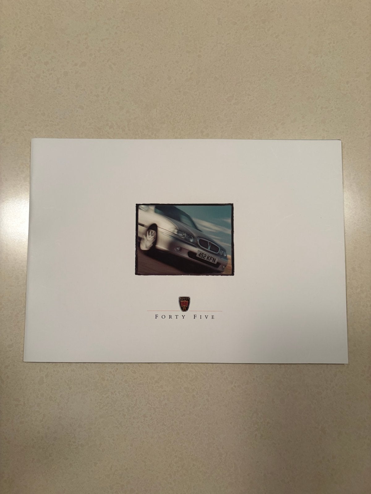 Rover 45 Brochure - Origineel uit 2000, Ophalen of Verzenden, Zo goed als nieuw, Overige merken
