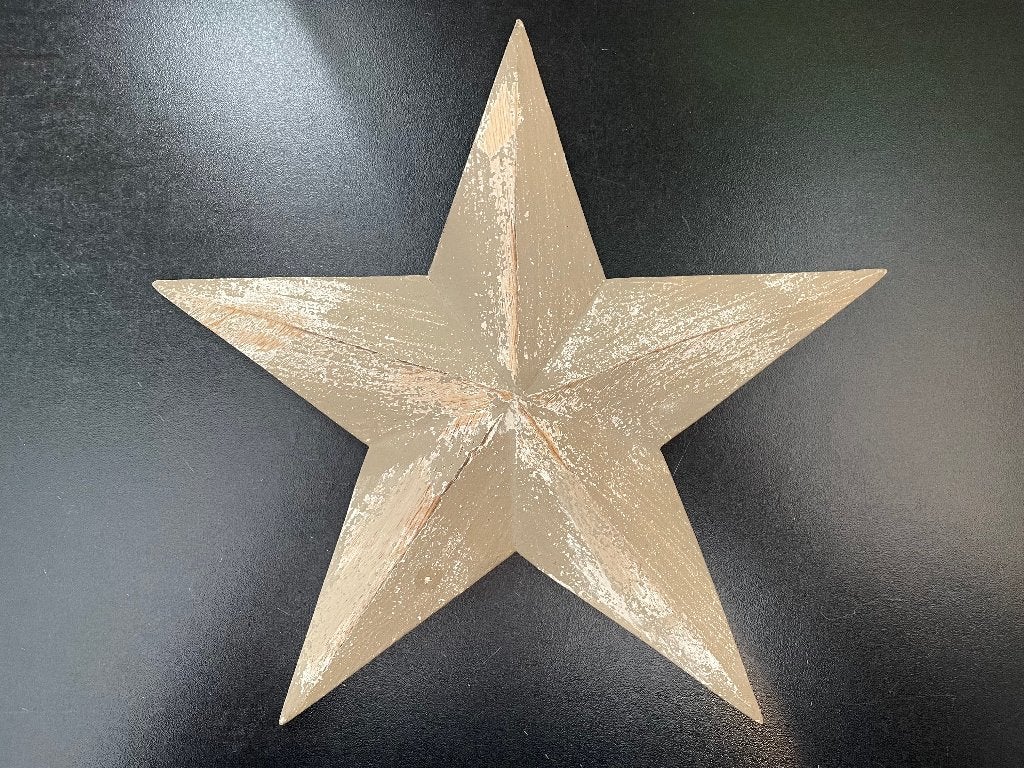 Kerstdecoratie Ster Hout Sissy-Boy 35 CM, Diversen, Ophalen of Verzenden, Nieuw