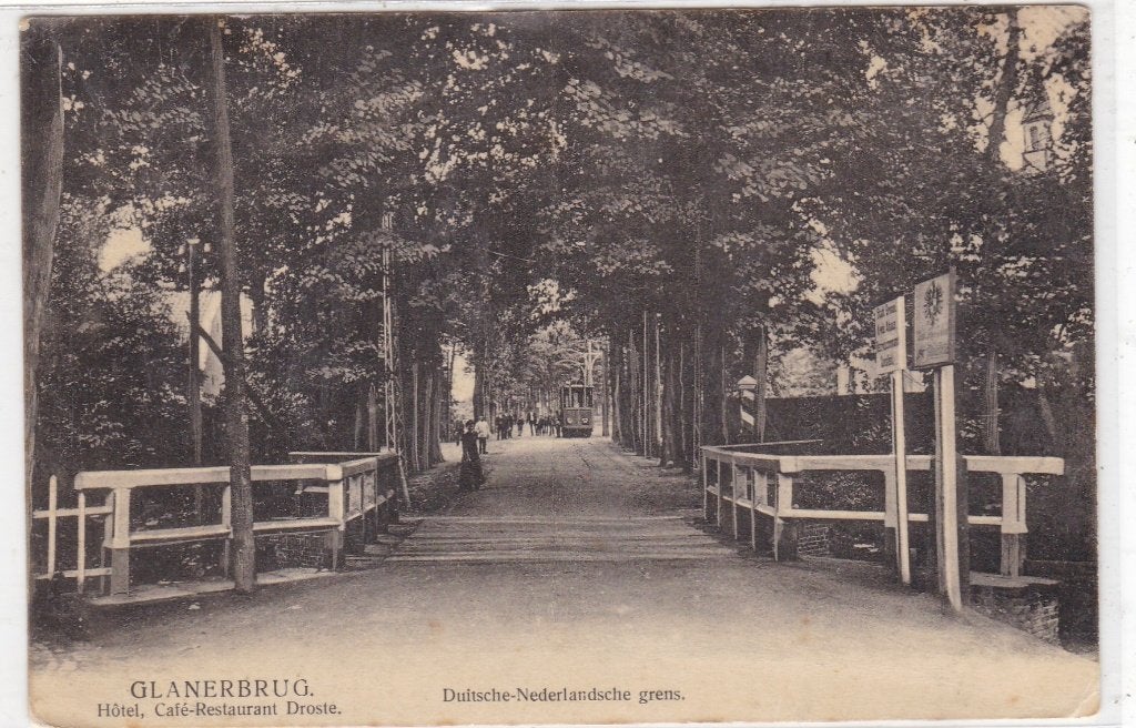Glanerrug-Duitsche Nederlandsche grens circa 1910, Verzamelen, Ophalen of Verzenden, Voor 1920, Ongelopen, Overijssel