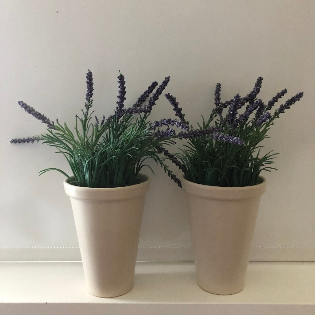 Set van 2 mooie lavendel kunst plantjes Nieuw!, Ophalen, Nieuw