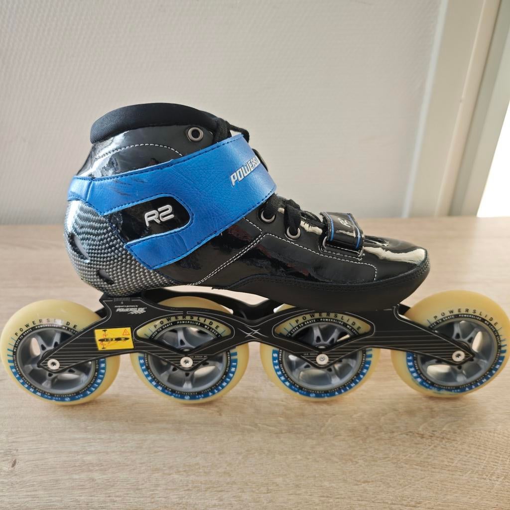 Powerslide R2 skeelers maat 41 4x100, Schaatsonderstel & Tas, Sport en Fitness, Schaatsen, Zo goed als nieuw, Overige typen, Overige merken