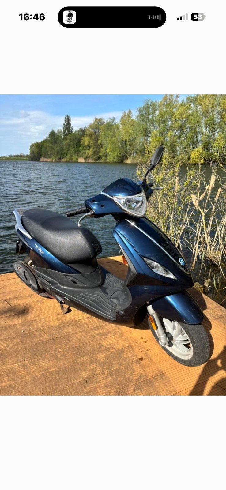 Piaggio fly scooter - geel kenteken ~62 km/u - goede staat, Fietsen en Brommers, Scooters | Piaggio, Ophalen, Gebruikt, Maximaal 45 km/u