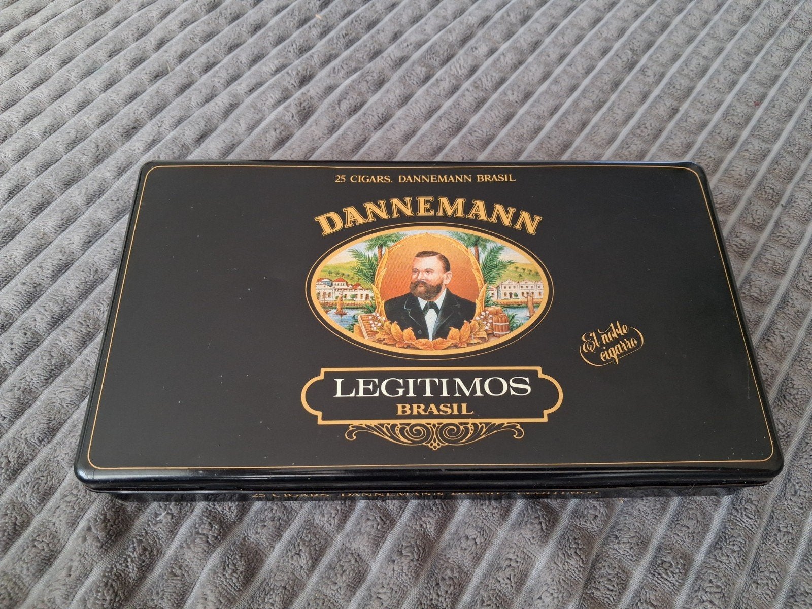 Vintage Dannemann Legítimos Brasil sigarenblik, Verzamelen, Ophalen of Verzenden, Gebruikt, Overige, Overige merken