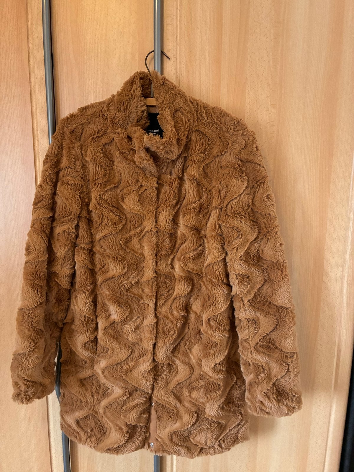 Vero Moda Faux Fur Jas Maat M nieuw, Ophalen of Verzenden, Nieuw, Maat 38/40 (M), Bruin