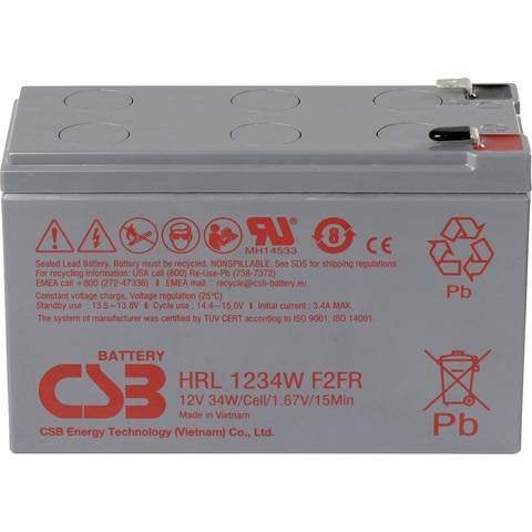 Partij CSB HRL1234W F2FR 12V AGM/VRLA Battery, Ophalen, Nieuw