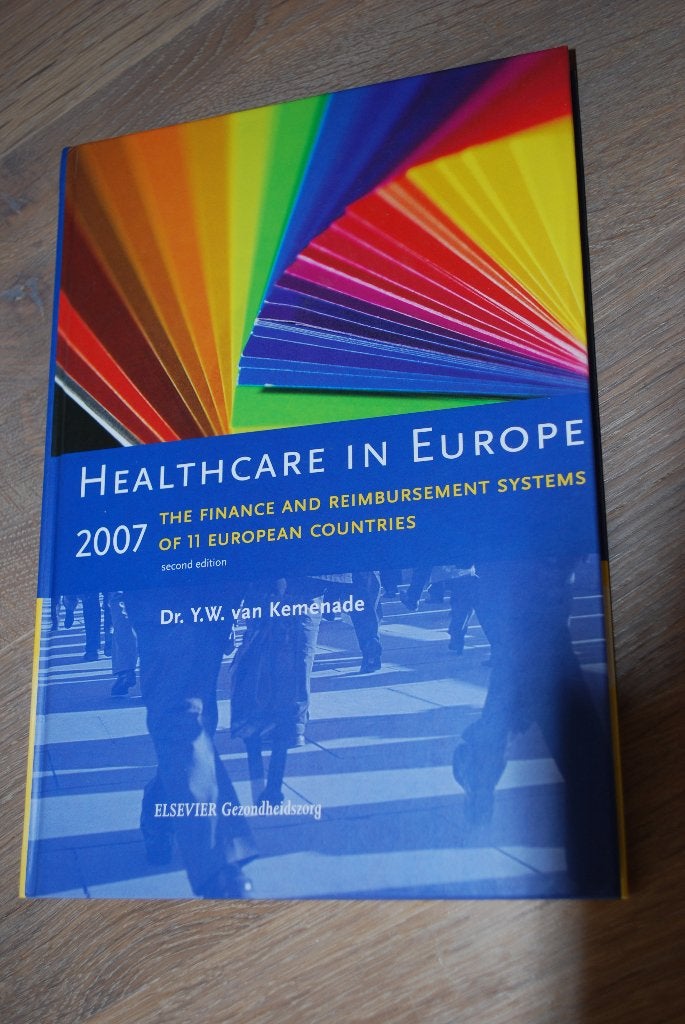 Y.W. van Kemenade - Healthcare in Europe 2007 - als nieuw, Ophalen of Verzenden, Beta, Zo goed als nieuw, WO