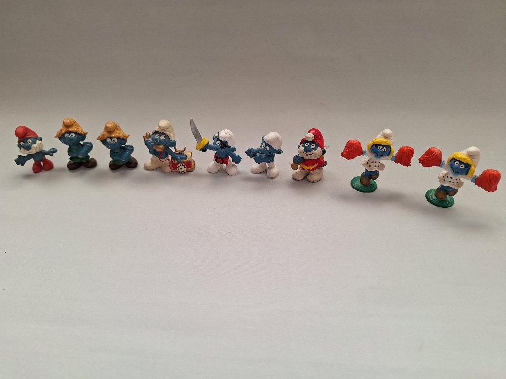 Smurfen figuren (Schleich Peyo), Ophalen of Verzenden, Gebruikt, Verschillende Smurfen, Poppetje, Figuurtje of Knuffel