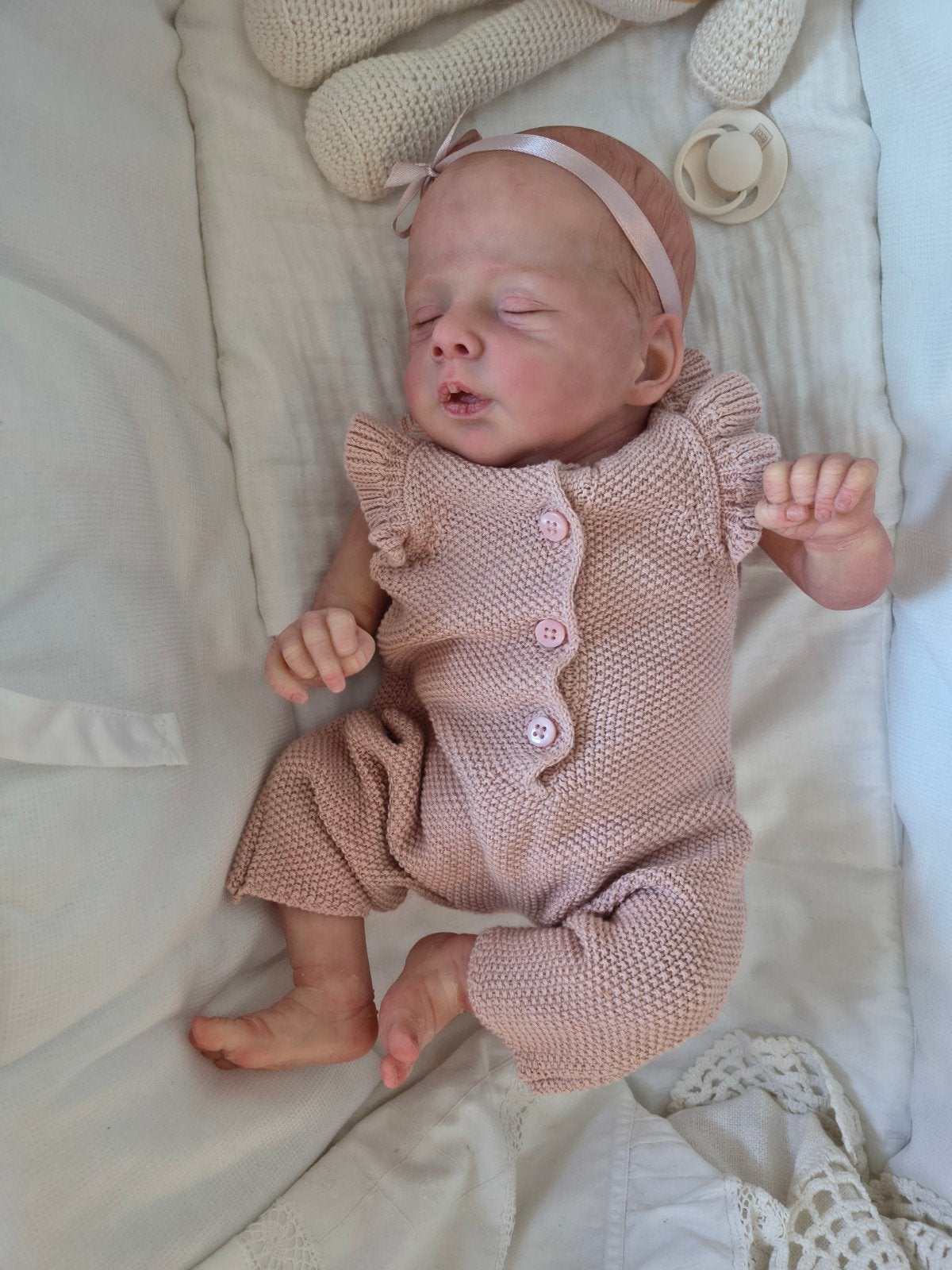 Reborn baby nieuw ilea, Verzamelen, Ophalen of Verzenden, Nieuw, Babypop, Levensecht of Reborn