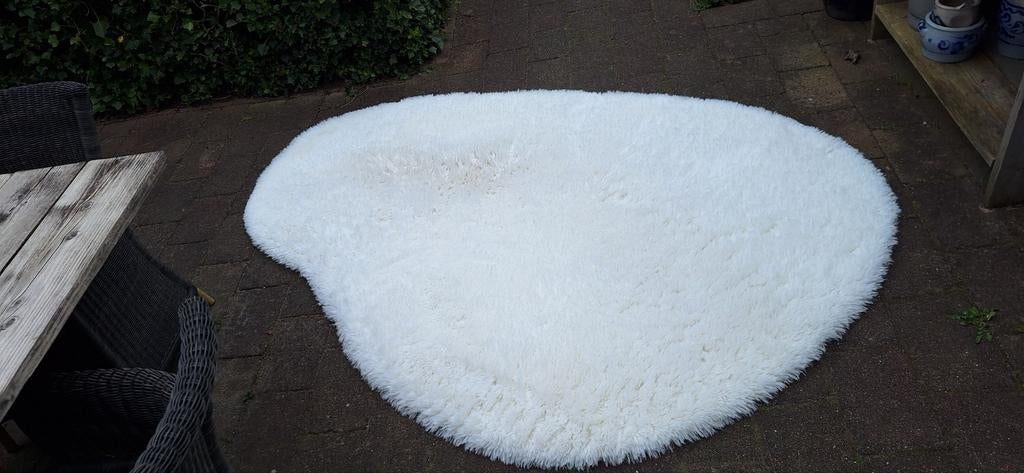 Wit comfy vloerkleed 230-160, Ophalen, Wit, 150 tot 200 cm, Landelijk